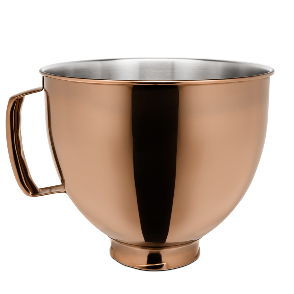 KITCHENAID MIXER CUPPER STAINLESS BOWL جرن ستانلس نحاسي لعجانة كيتشن ايد KITCHENAID MIXER CUPPER STAINLESS BOWL جرن ستانلس نحاسي لعجانة كيتشن ايد